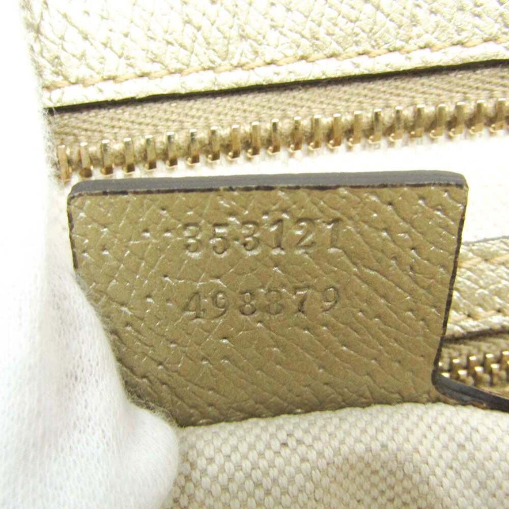 GUCCI Cream Leather Shoulder Bag - Picture 15 of 16